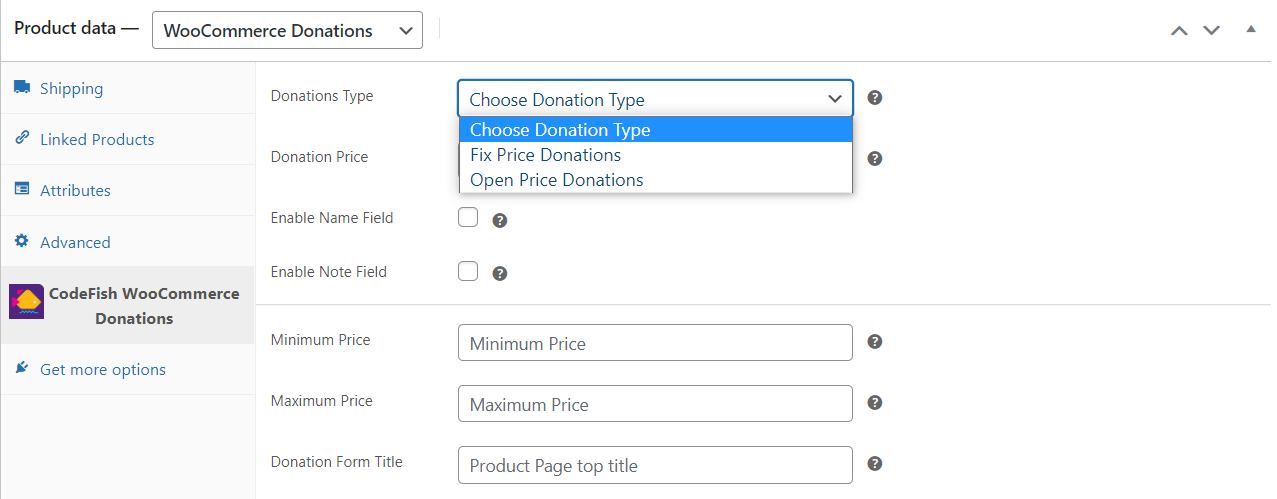 WooCommerce Donations